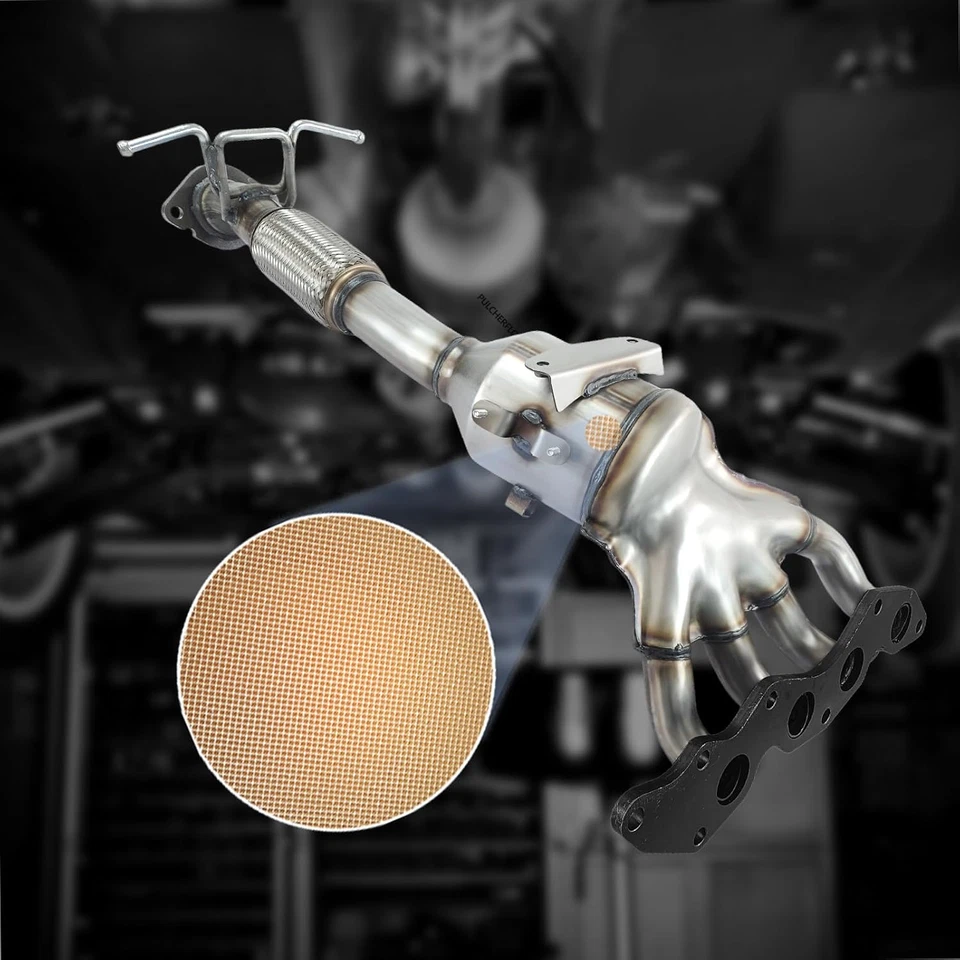 Catalytic Converter w/ Integrated Exhaust Manifold For Mazda 3 2004-2009 5 06-10 - Image 4 of 4