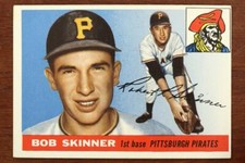 Vintage BASEBALL Card TOPPS 1955 BOB SKINNER 1st Base Pittsburgh Pirates #88