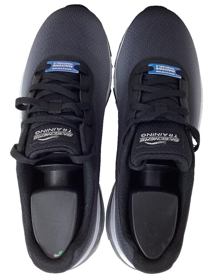 Skechers Women's Skech Air Element 2.0 Lace Up Shoes Blk/Wht Wide Size:8 171S - Image 4 of 4