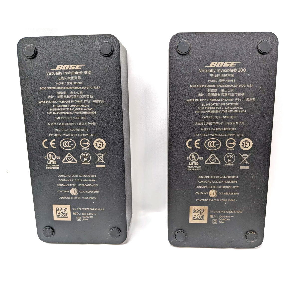 Bose Virtually Invisible 300 Surround Sound Speakers Bose Virtually Invisible 300 Surround Sound Speakers