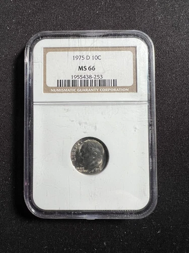 1975-D Roosevelt Dime NGC MS 66