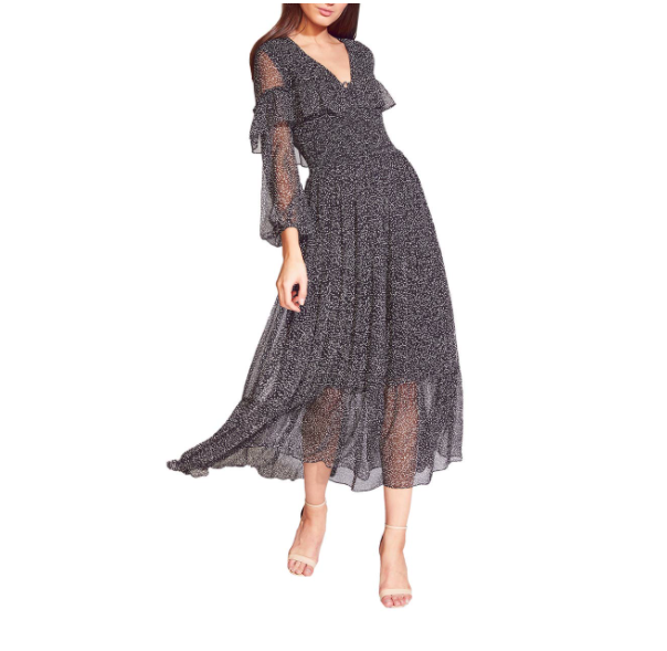 bardot dress black and white Zapakasa Women Black and White Satin Black Tie Dress with Slit Mermaid  Strapless Long Formal Dress main image 0