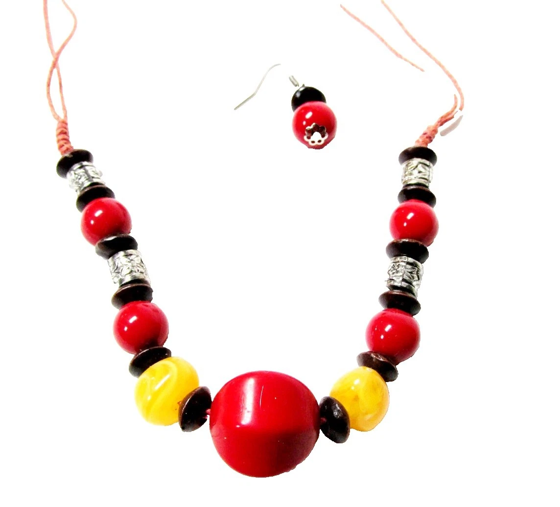 Ювелирные изделия модные деревянные гематитовые