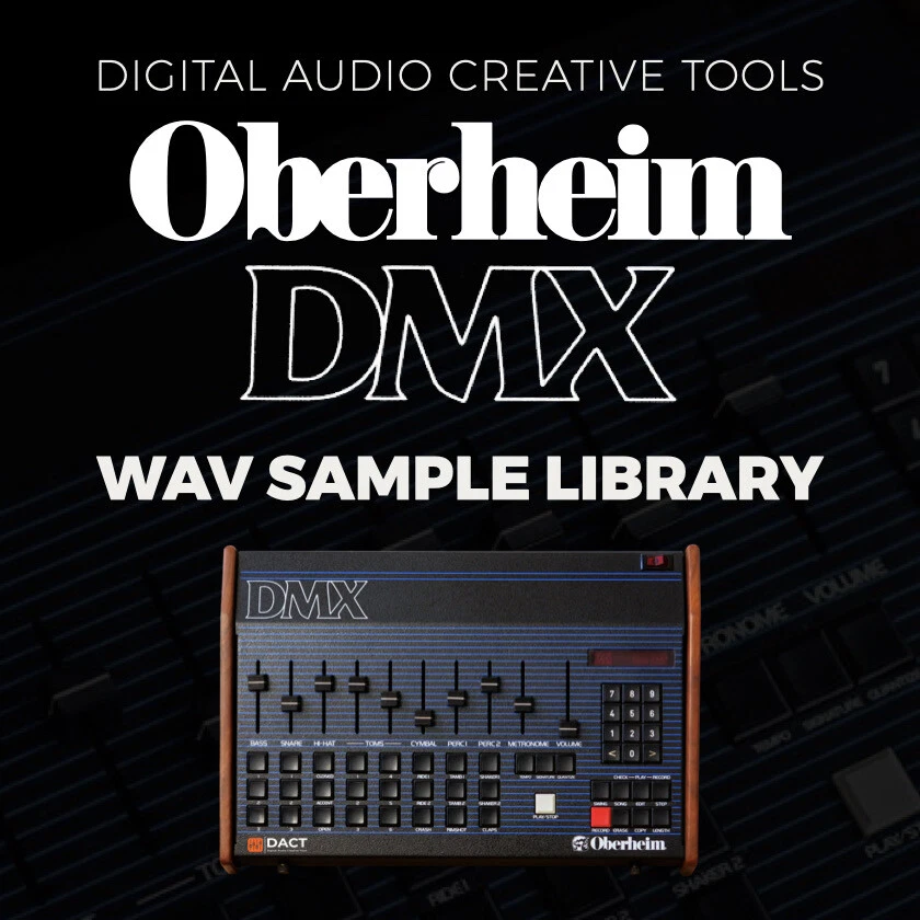 Oberheim DMX Drum Machine Sample Library 20 High Quality WAV Samples