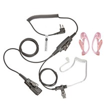 HIGH QUALITY PROFESSIONAL KEVLAR EARPIECE FOR 2 PIN MOTOROLA RADIOS 
