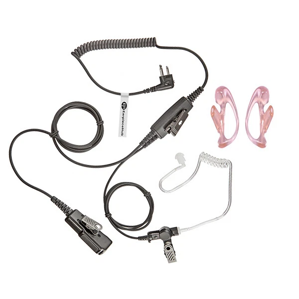 HIGH QUALITY PROFESSIONAL KEVLAR EARPIECE FOR 2 PIN MOTOROLA RADIOS
