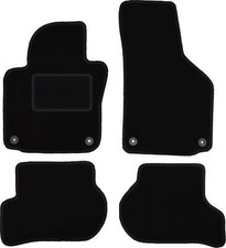 Schwarze Velours-Fußmatten für: Volkswagen Golf VI (2009-2013)