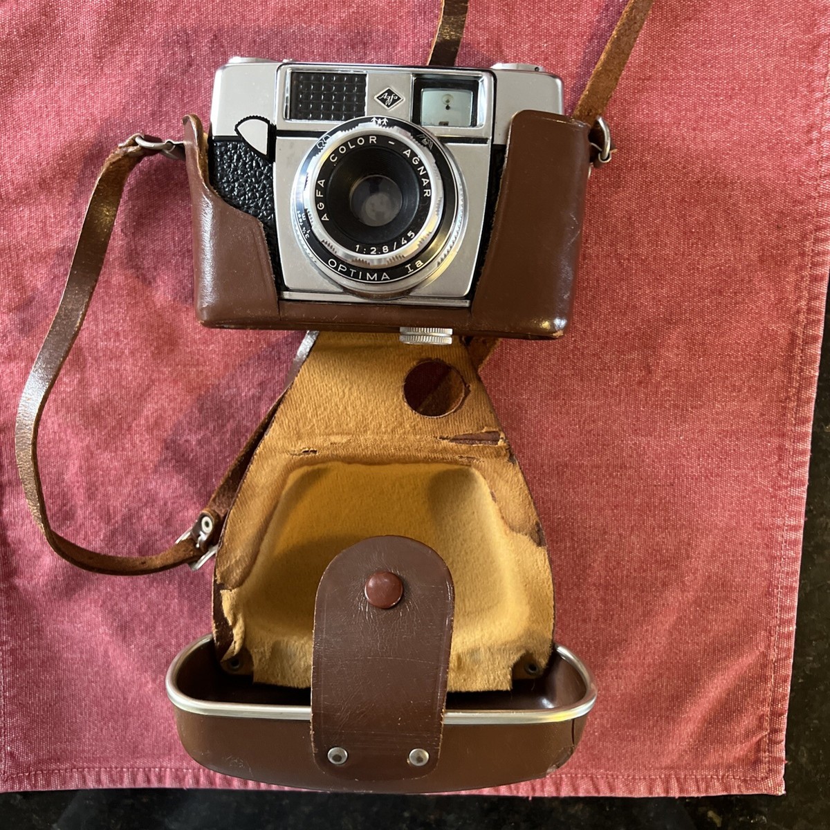 Agfa Optima-Parat Compur Viewfinder Camera Analog Camera w Flash