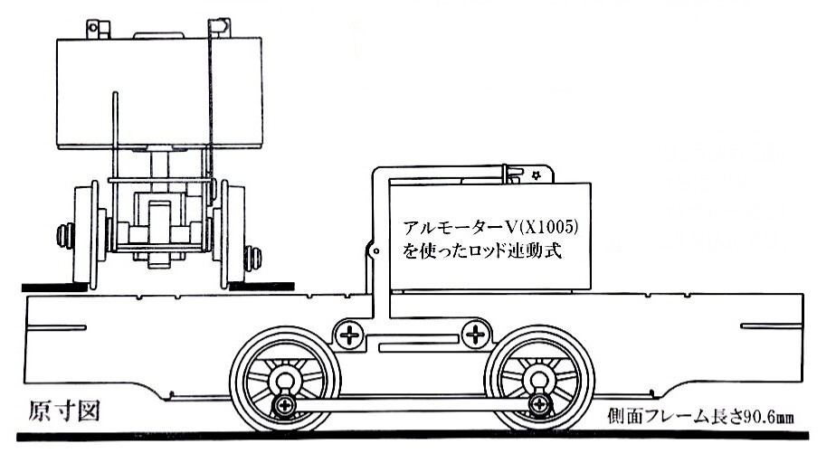 Châssis Moteur Aru-Model Pour Train Miniature HO/O16,5 – Entraînement Mono-axe, Kit à Monter