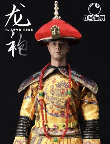 303 TOYS Modello No.8 Set Abito Drago Imperatore della Dinastia Qing #N8-2101 NUOVO - Foto 4 di 4