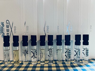 Creed Fragrance Collection For Men Sample Spray 10Pc Set