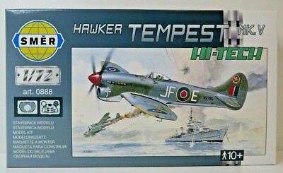 SMER Hawker Tempest MK.V,Royal Air Force,Bausatz 1:72,0888,50 Teile, OVP, NEU