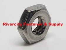 (50) 10-24 Machine Screw Hex Nuts 18-8 Stainless Steel #10-24  Coarse Thread