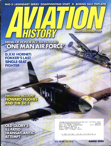 LUFTFAHRTGESCHICHTE MAR 4. WW2 MIG-3_FOKKR D.XXI_BOEING GAX_FOKKER F.VIIA_HUGHES DC