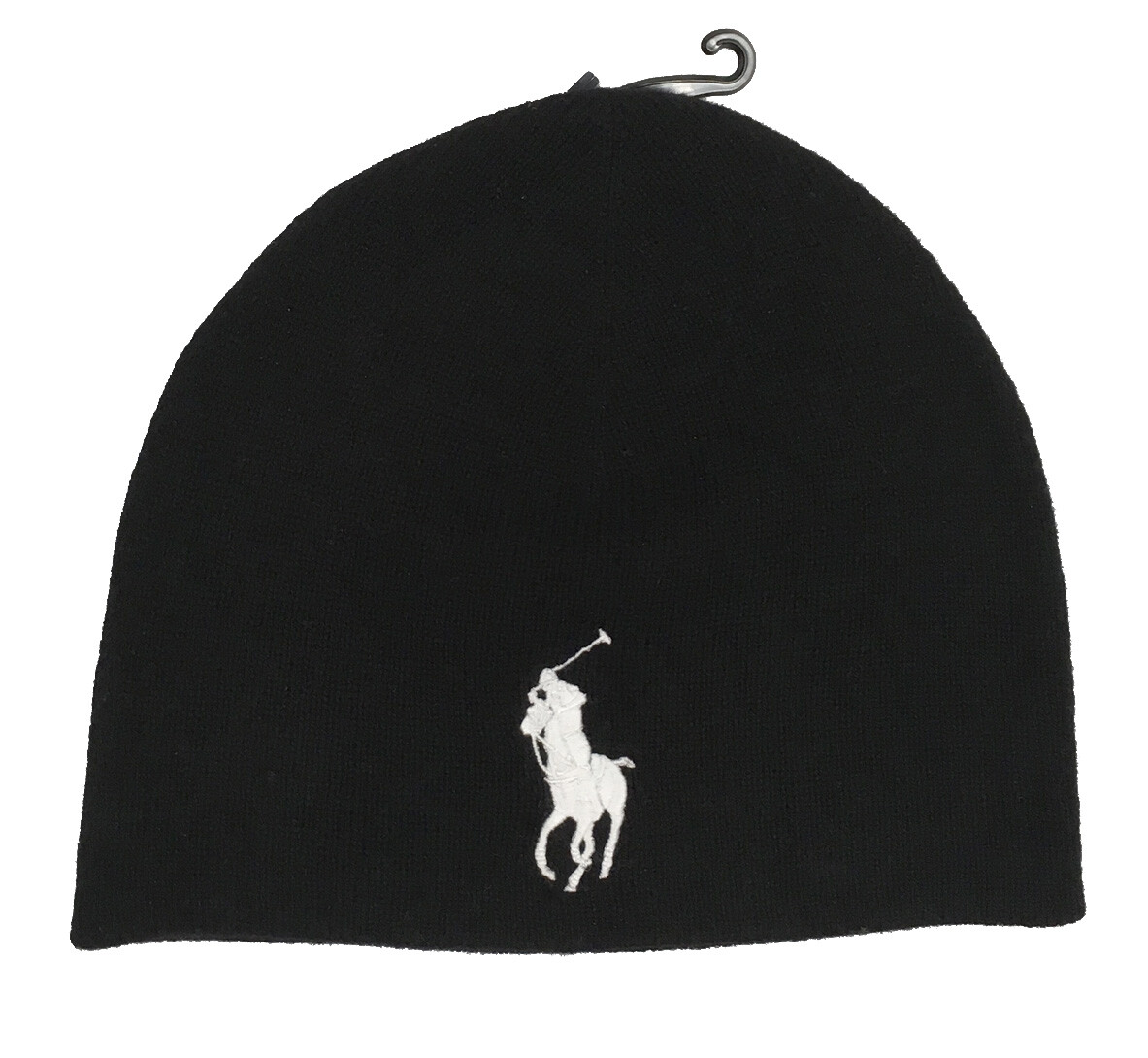 NUOVO cappello invernale Polo Ralph Lauren! Grande giocatore di polo pony lana blu o grigia