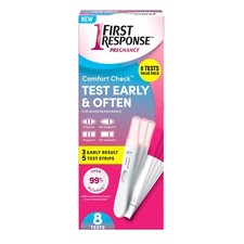 Comfort Check Pregnancy Test 8 Count Pink  White