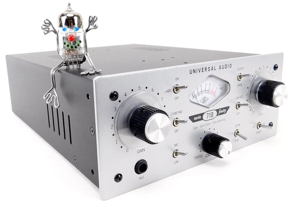 Universal Audio Twin Finity 710 Tube Mic Preamp +Top Zustand OVP+ 1,5J Garantie - Bild 1 von 4
