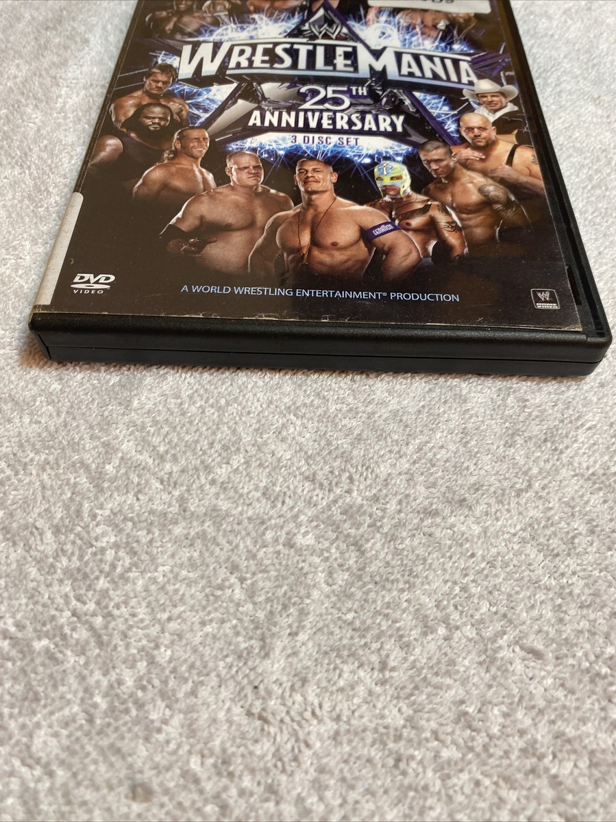WWE: Wrestlemania 25th Anniversary (DVD, 2009, 3-Disc Set) | eBay