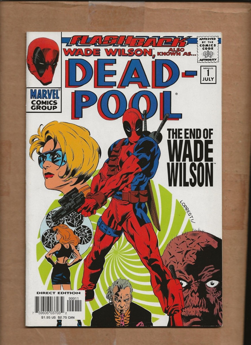 DEADPOOL MINUS 1 WADE WILSON FLASHBACK MARVEL -1 | eBay