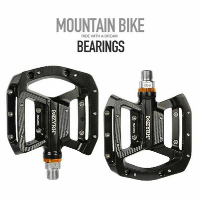 MTB Road Bike 3 Bearings Sealed Aluminum-Magnesium Alloy Platform Bicycle Pedals