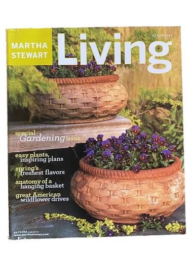 2003 March, Martha Stewart LIVING Magazine, Gardening Issue (MH266