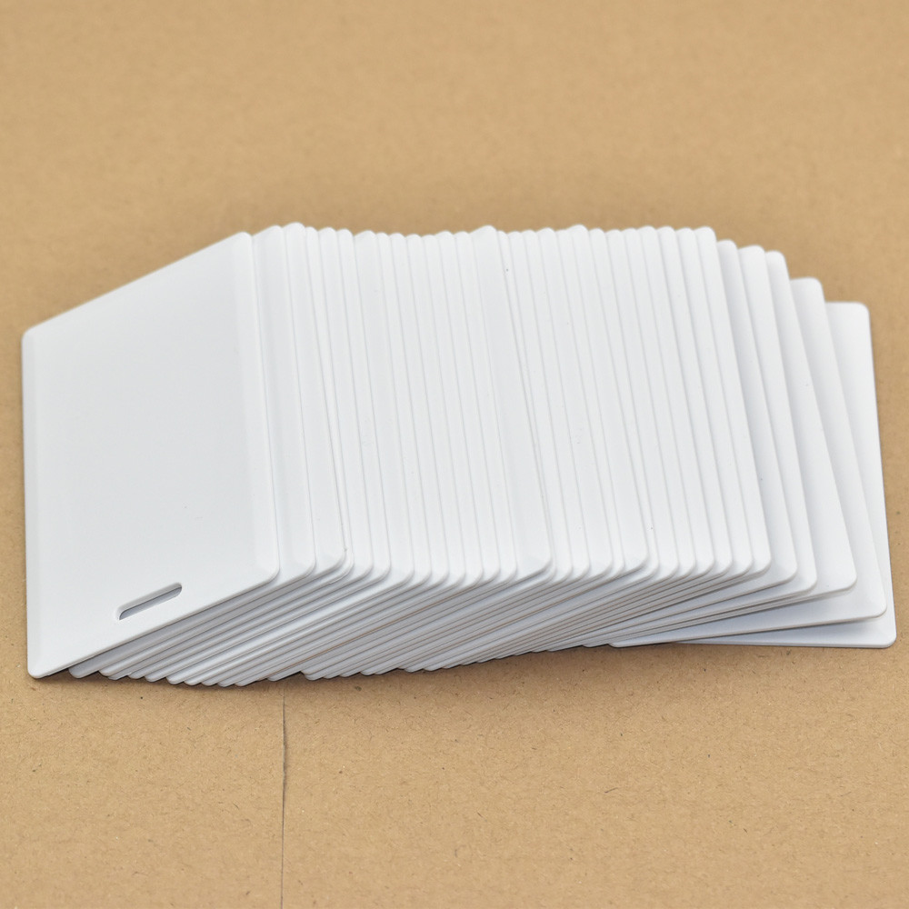 100pcs 125KHz Thick RFID T5577 Card Writable Rewritable Proximity