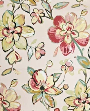 Swavelle Mill Creek Oskaloosa Floral Rose 100% Cotton Fabric by the yard