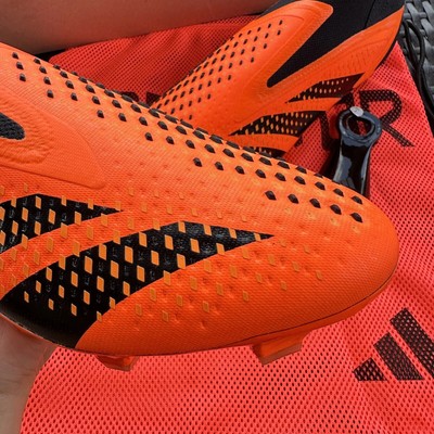 Adidas Predator Accuracy+ FG Men\'s Orange Black Soccer Cleats GW4560 Size 12.5 Adidas Predator Accuracy+ FG GW4560 Orange Black Soccer  main image 3