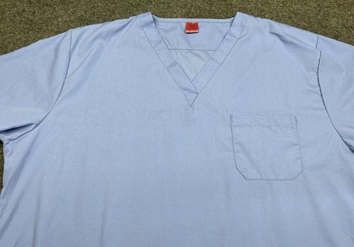 Scrub top unisex Fashion Seal Healthcare - blu soffitto - taglia XL - infermiera/piumino - Foto 2 di 11