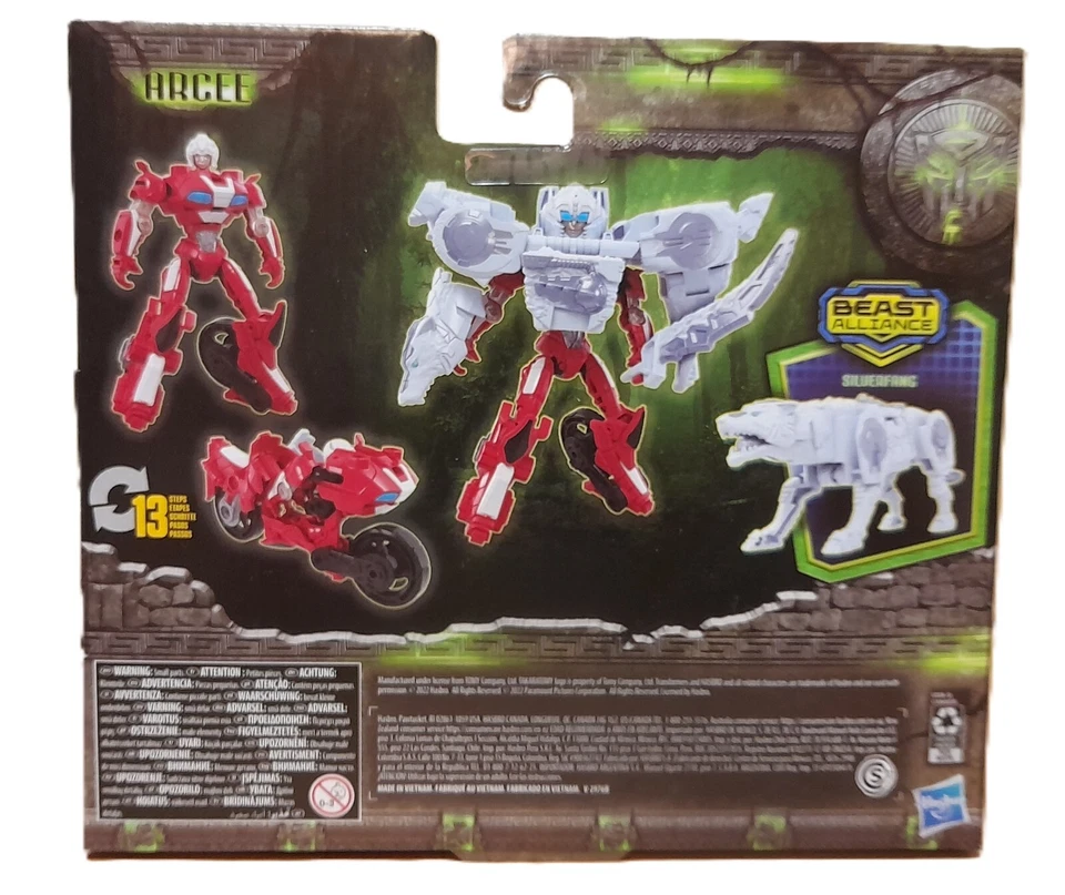 Transformers Actionfigur Arcee Silverfang Beast Alliance Hasbro F4618 NEU OVP - Bild 2 von 3