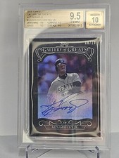 2015 Topps Gallery of Greats Ken Griffey Jr Auto 8/10!! Mint 9.5! Auto 10