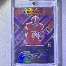 2022 Panini Xr Brian Robinson Jr. Luminous Endorsements RC Auto Orange 8/25