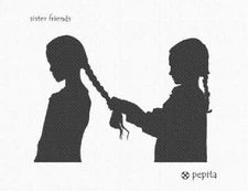 Sister Friends Needlepoint Kit or Canvas