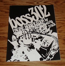 1969 1970 1971 Ford Boss 302 Engine Manual Brochure 69 70 71