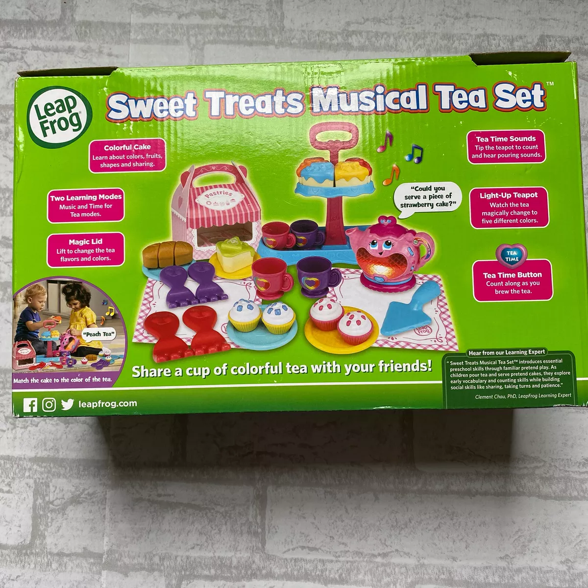 Leapfrog sweet treats musical deluxe tea set hotsell