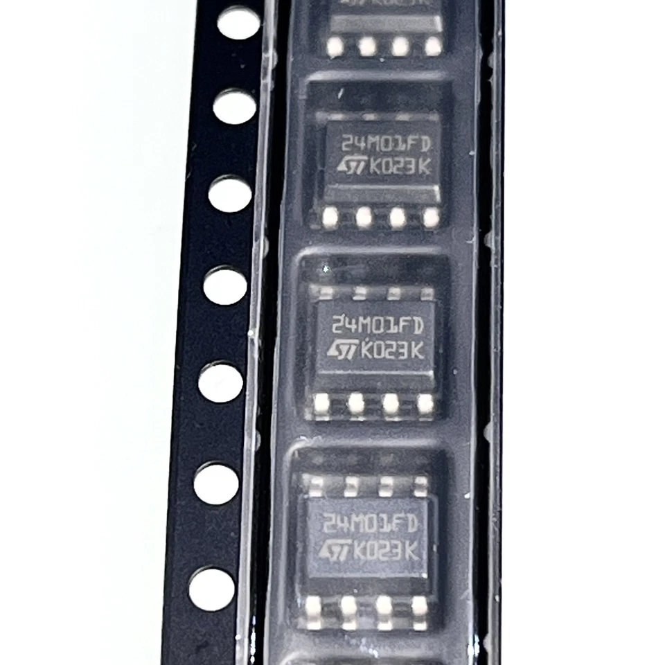 [1x] M24M01-DF STM EEPROM 1-Mbit serial I²C bus 256kB 1.7V to 5.5V IC SMD SOIC-8 - Bild 3 von 4