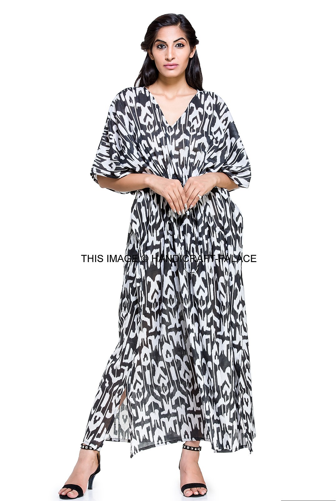Nuevo Hippie Boho Caftán Kaftán Kimono Manga Mujer Cóctel De