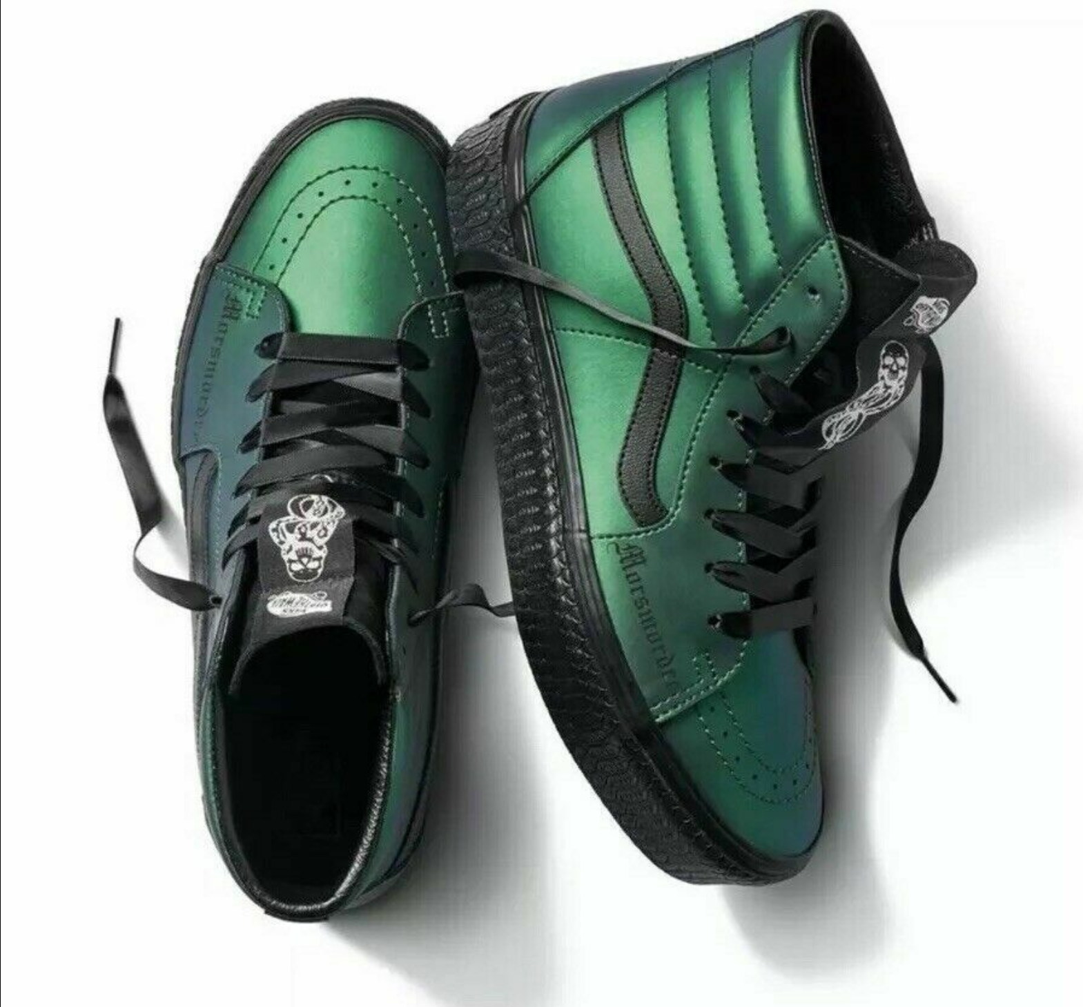 vans x harry potter sk8 hi dark arts platform skate shoe