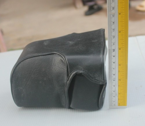 Panasonic Lumix Premium Leather Camera Case Black Made In Japan - Picture 11 of 12