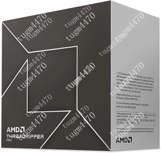 AMD Ryzen Threadripper PRO 7975WX CPU processor 32 core/64 thread 350W SP6 - Image 2 of 2