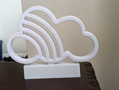 LED Neon rainbow cloud Sign Light Shape Night Lamp Decor Lamp  with stand 8''