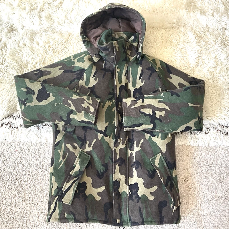 cabelas vintage whitetail wool gortex hunting coat jacket