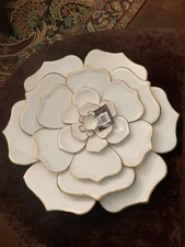 NEW One Piece StyleCraft Home Collection WI432748DS Signature White Wall Art 24"