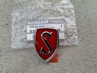 Nissan S14 Silvia red hood badge NEW 200SX   65892-80F05