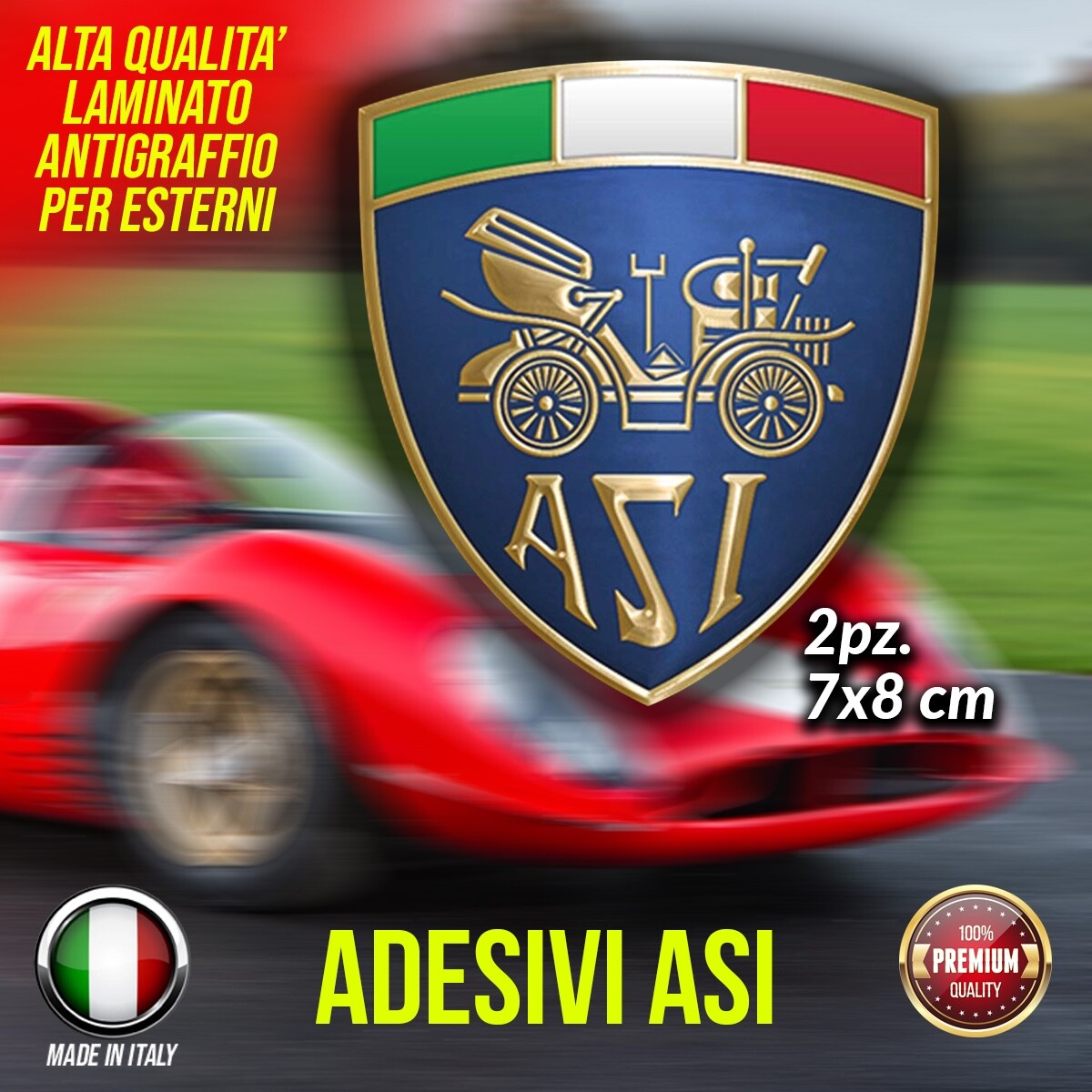 VECCHIO ADESIVO / Old Sticker 7° RALLY 111 MINUTI 1983 ACI NOVARA (cm