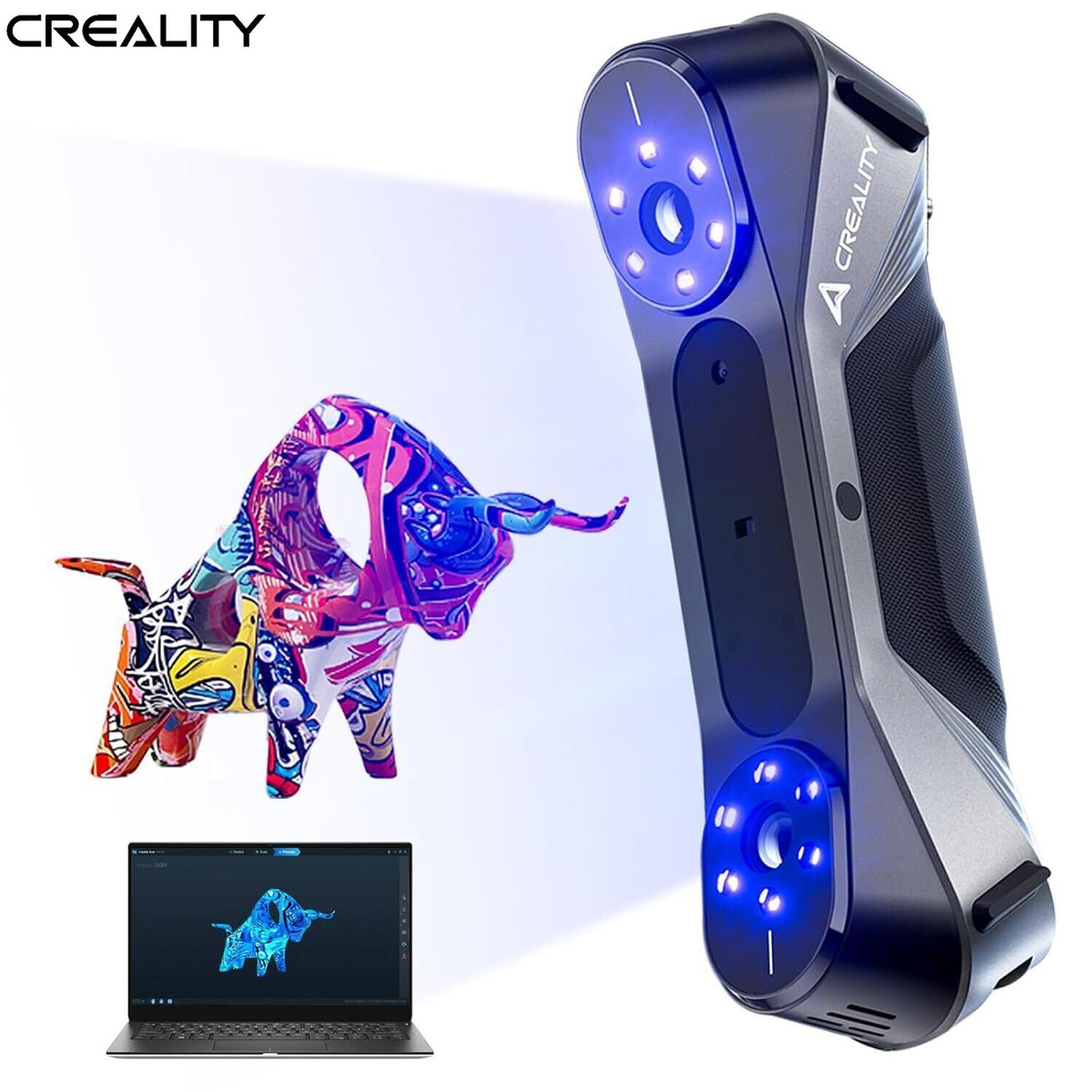 Creality CR-Scan Raptor 3D Scanner Multiple-line Blue &NIR