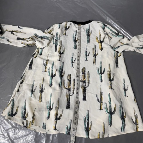 Wrangler Retro Drape Front Duster Cardigan Cactus Lightweight Women’s Sz M - Picture 8 of 8