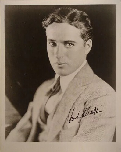 Charlie Chapin autographed photo.