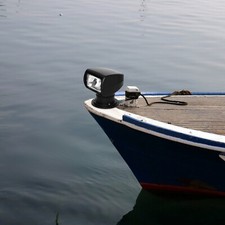100w Led Wireless Spotlight Remote Control Marine Boat Car Truck Searchlight