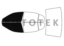 PreCut Film Front Two Door Windows Any Tint Shade For Lexus GS Sedan 1998-2005